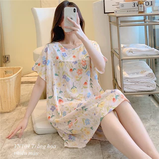 VÁY LANH SĂN Hàng Giao Luôn MẶC NHÀ ĐẦM MẶC NHÀ VN104 (Từ 57kg trở lên)