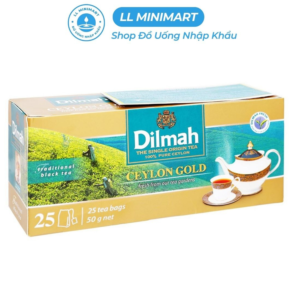 Trà Đen Ceylon Gold Cao Cấp Dilmah Hộp 50G | Shopee Việt Nam