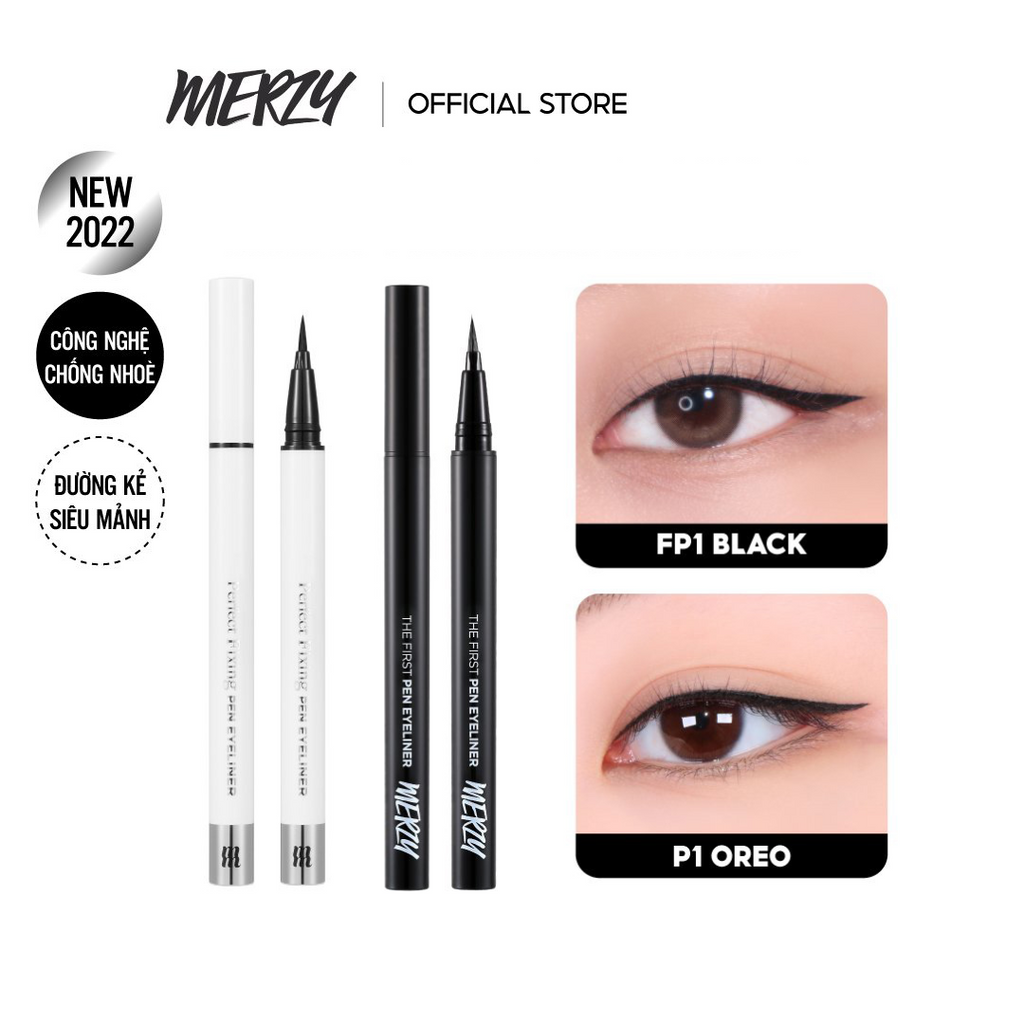 [NEW][Perfect Fixing] Bút kẻ mắt siêu mảnh, chống lem, lâu trôi Merzy Another Me The First Pen Eyeliner 0,5g