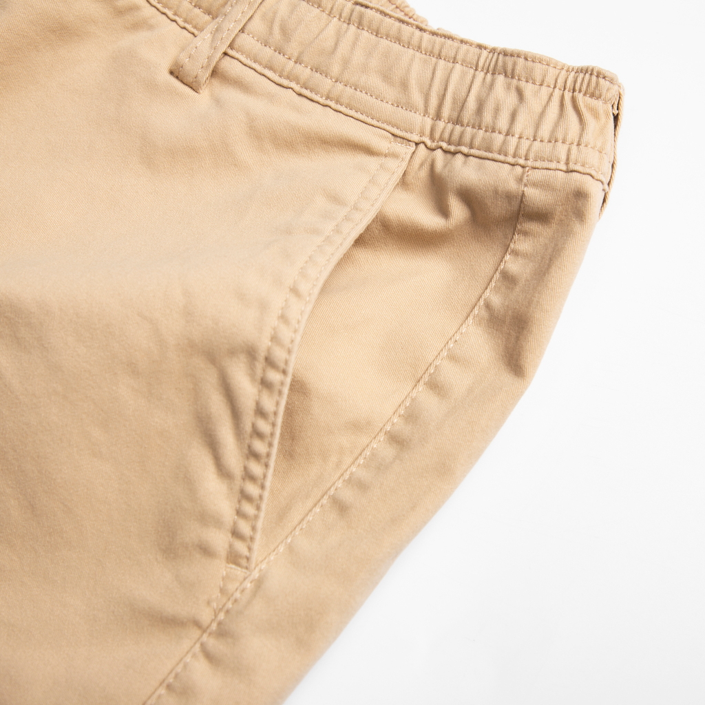Quần short nam CHICAGO vải Kaki nhung cao cấp, trẻ trung, lịch lãm, chuẩn form - HUSSIO
