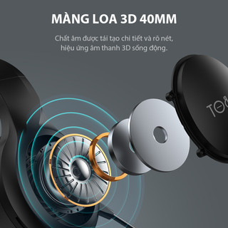 Tai Nghe Chụp Tai ROBOT RH-P20 Âm Thanh 3D Hỗ Trợ Kết Nối Cổng AUX - BẢO HÀNH 12 THÁNG 1 ĐỔI 1