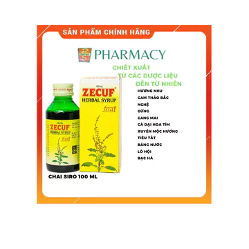 [Chính Hãng] Zecuf - Siro ho thảo dược (Chai 100ml)