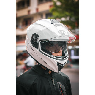 Mũ Bảo Hiểm Fullface YOHE 981 Màu Trơn Hai Kính Chuẩn ECE22.05 An Toàn Đi Phượt [Chính Hãng]