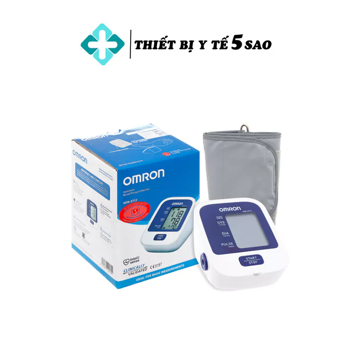 Máy đo huyết áp bắp tay tự động Omron Hem 8712/ EZ lìte 7180 mã mới thay thế năm 2026 chính hãng bảo hành 5 năm