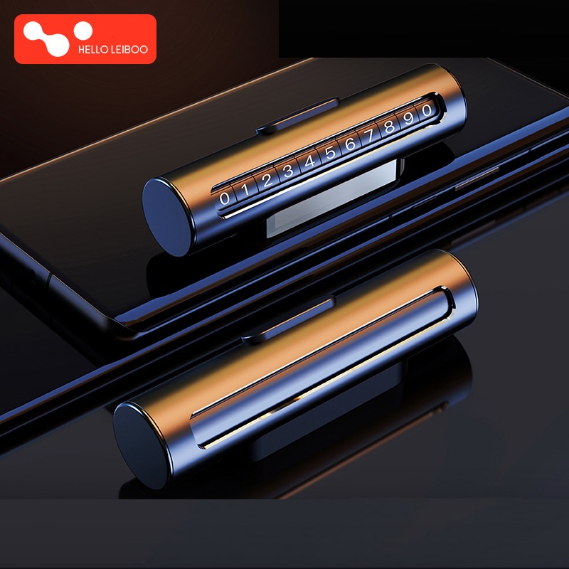 Bảng số điện thoại đỗ xe ô tô có con lăn di chuyển số sáng tạo hình thức sang trọng hàng cao cấp