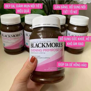 Tinh dầu hoa anh thảo Blackmore Evening Primrose Oil 1000 đẹp da, cân bằng nội tiết tố lọ 190v