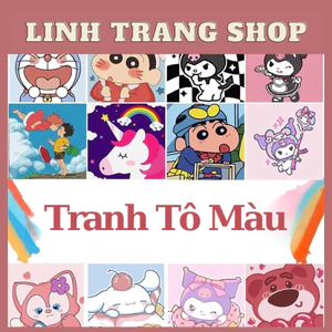 Tranh Tô Màu Theo Số Kèm Khung 20x20, Tranh Số Hoá Tập Tô Màu Cho Bé Nhiều Mẫu Đẹp (Cập Nhật Mẫu Liên Tục)