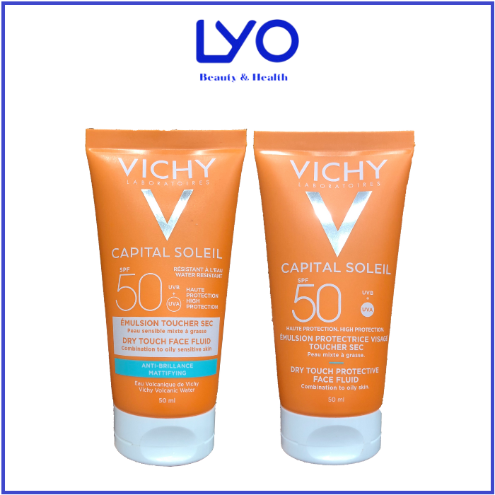 Kem Ch Ng N Ng Vichy Spf Uva Uvb Ideal Soleil Mattifying Face Fluid