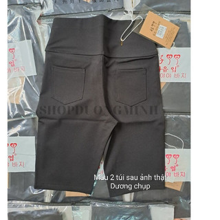 {Ảnh thực tế Shop chụp} QUẦN LEGGING NGỐ ĐÙI CẠP CAO GEN BỤNG CÓ TÚI CHẤT MÌ HÀN