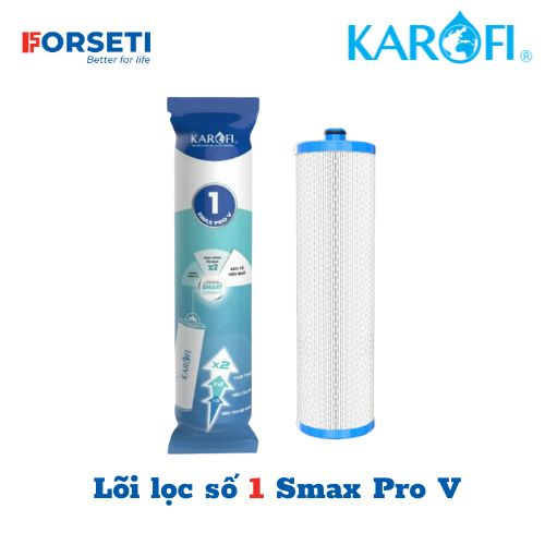 Product image Bộ 3 Lõi Lọc Thô 123 Smax Pro V KAROFI dành cho máy KAQ-D58, KAQ-U96, KAD-L56, KAE-S85... (Công nghệ Smart Connect) 2