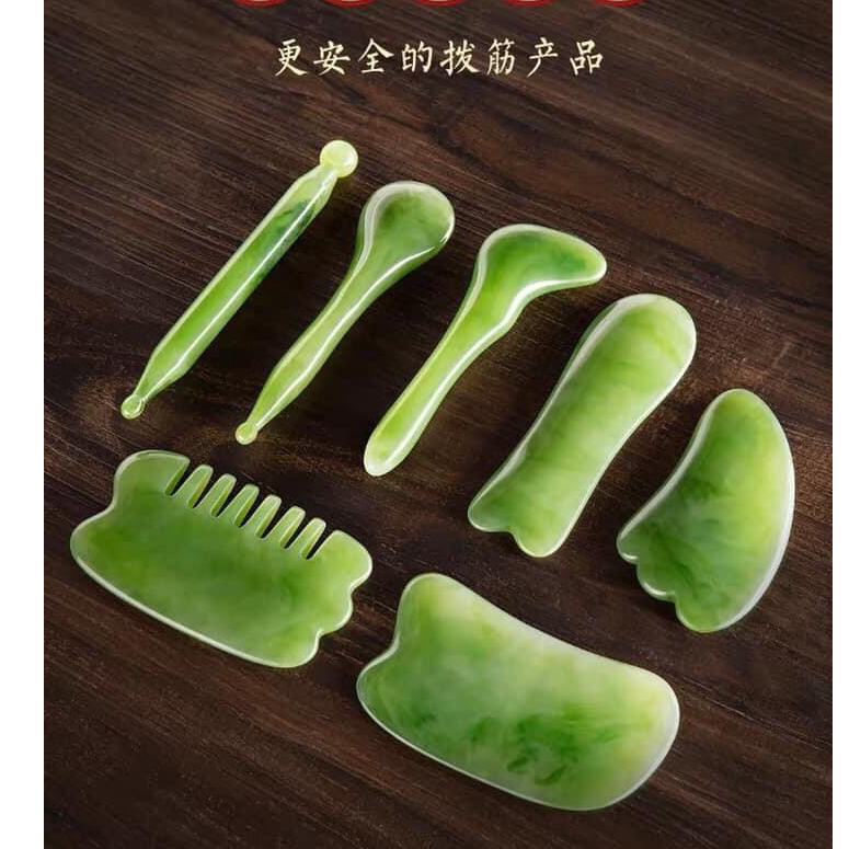 Bộ dụng cụ masage, ấn huyệt cạo gió 7 món