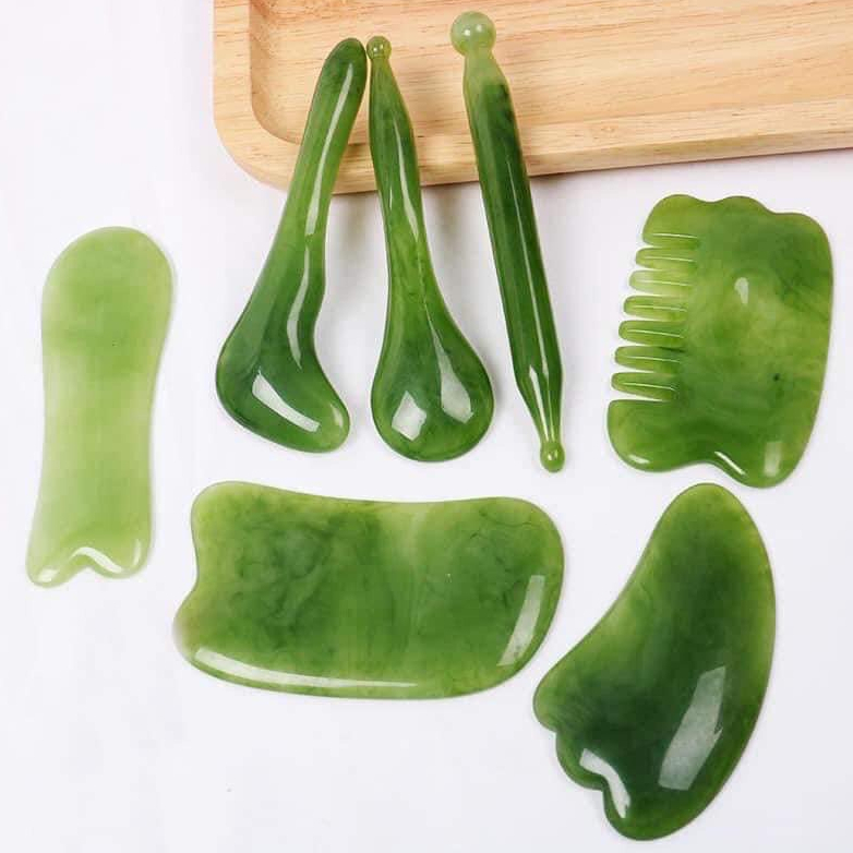 Bộ dụng cụ masage, ấn huyệt cạo gió 7 món