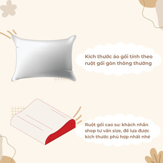 Vỏ áo gối nằm Lụa Tencel Hân Võ Bedding họa tiết dòng cao cấp, bao áo gối nằm mát lạnh, mềm mịn