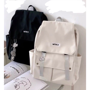 Balo nam nữ đi học hai màu đen trắng đẹp giá rẻ ulzzang hàn quốc