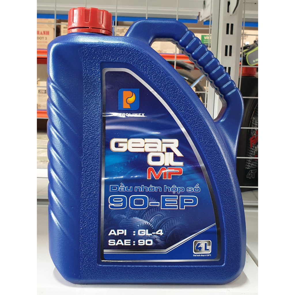Dầu nhớn hộp số Petrolimex PLC Gear oil MP 90 EP GL4 (4L) Shopee