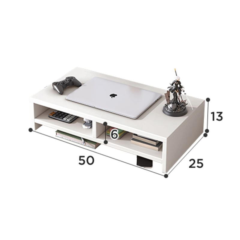 Ảnh Kệ để màn hình máy tính laptop có khe để bàn phím decor bàn làm việc gọn gàng thương hiệu IGA - GA25 3