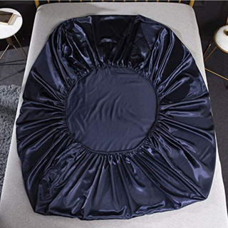 🧧LỤA SILK🧧 Chăn Ga Gối Phi Lụa Mã Xanh Đen Sang Trọng - Hàng Loại 1 Mềm Mát - Chăn Ga Sỉ HCM