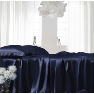🧧LỤA SILK🧧 Chăn Ga Gối Phi Lụa Mã Xanh Đen Sang Trọng - Hàng Loại 1 Mềm Mát - Chăn Ga Sỉ HCM