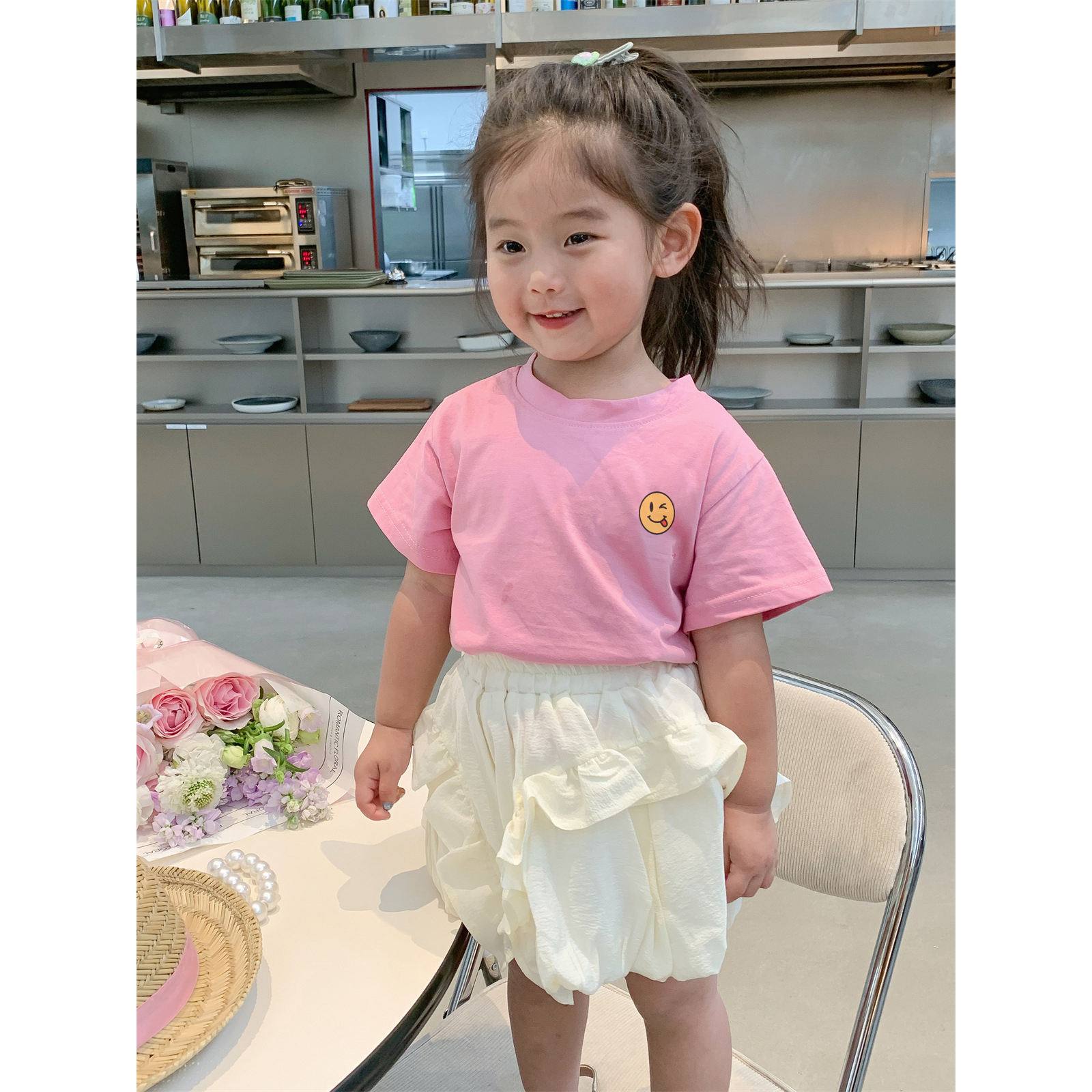 Ảnh Áo Thun Cộc Tay Bé Gái Bé Trai BabyBoo IN Hình Labubu Nhỏ,Gấu Losto Cotton 100% Thoáng Mát- PiBo Store-CTCT 3
