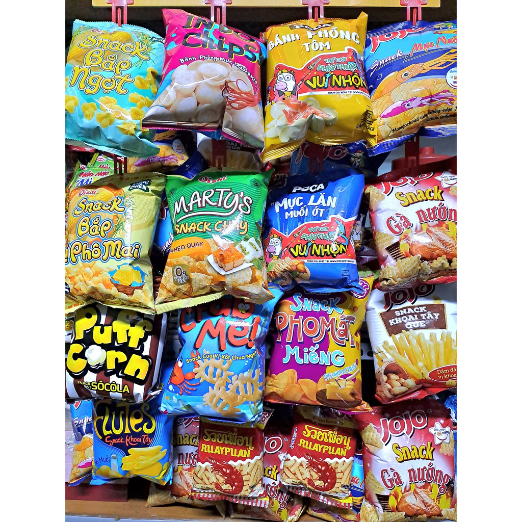 (COMBO 3 GÓI) BÁNH SNACK OISHI - POCA - JOJO CÁC LOẠI | Shopee Việt Nam