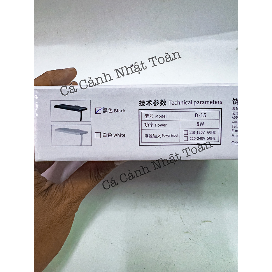 JENECA D15 ĐÈN LED KẸP MINI BỂ CÁ ĐỔI MÀU CÁ KHÔNG ĐỔI MÀU NƯỚC