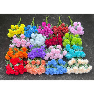 Combo 10 cành hoa trà mao lương 3 bông cao 70cm- Hoa giả