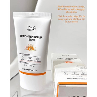 Kem chống nắng Dr.G Cam Brightening Up Sun+ SPF50+ PA+++ 50ml