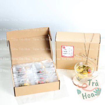 Hộp Trà Thanh Nhiệt, Hỗ Trợ Tiêu Hóa, Giảm Cholesterol 5 vị (Kỷ Tử,Hoa Cúc, Hoa Hồng, Kim Ngân, Bồ Công Anh)