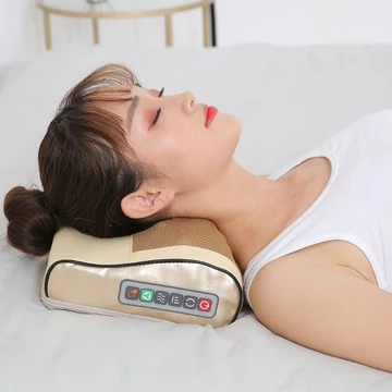 Gối massage đa năng cổ vai gáy, máy massage,gối massage hồng ngoại