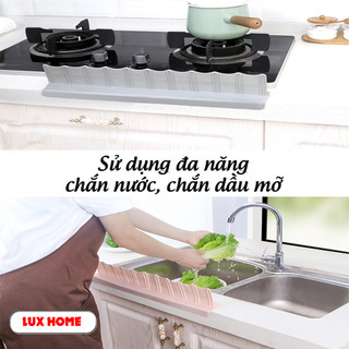 Tấm chắn nước silicon dùng cho bồn rửa bát, bàn bếp ngăn bắn nước dầu mỡ, vệ sinh sạch sẽ