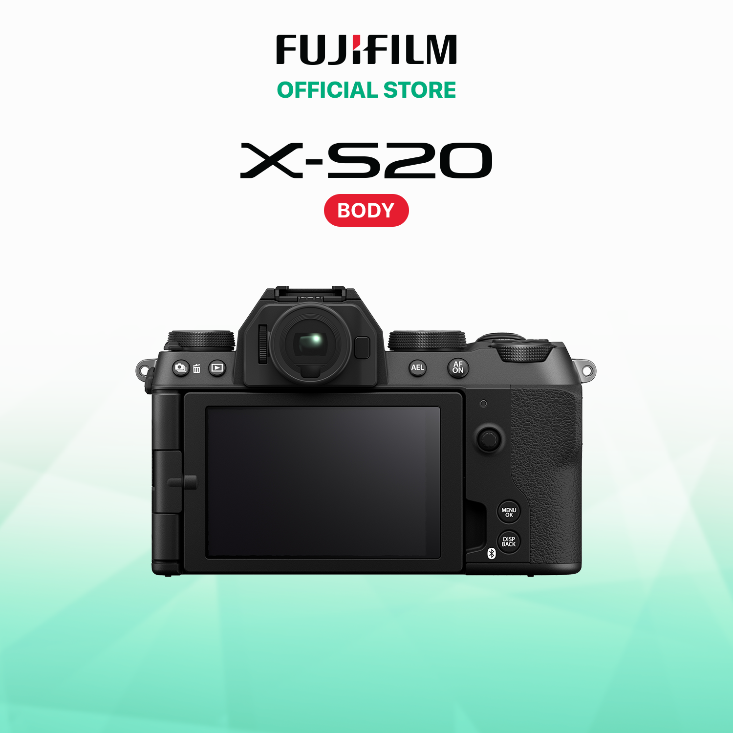 Máy ảnh kỹ thuật số Fujifilm X-S20 (Tặng thẻ EXS 128GB V30 + Pin W235)