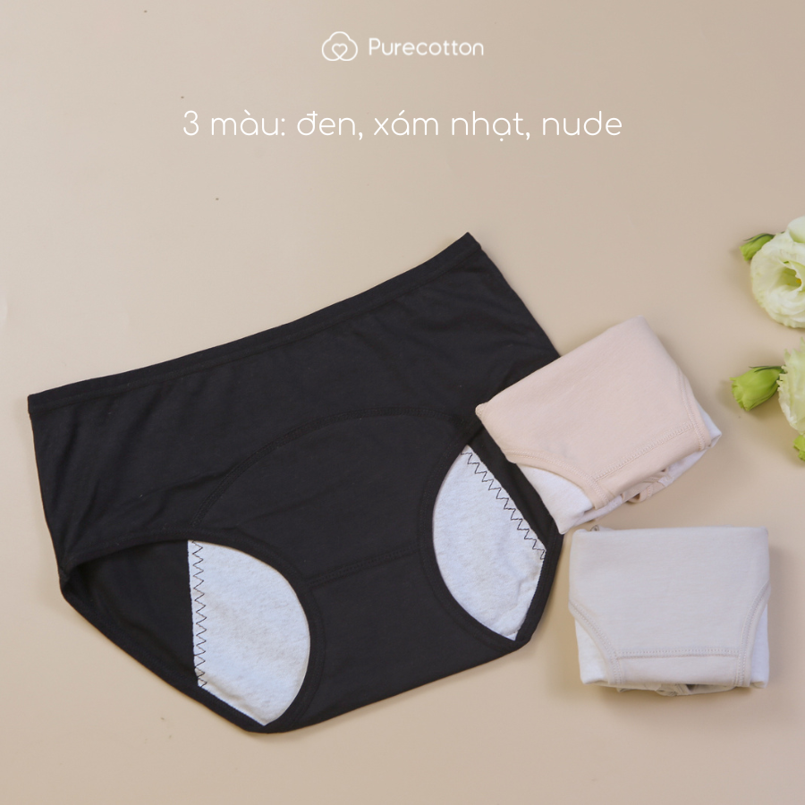Ảnh Quần lót chống tràn nguyệt san BIGSIZE Purecotton chất liệu cotton cao cấp PC085 2