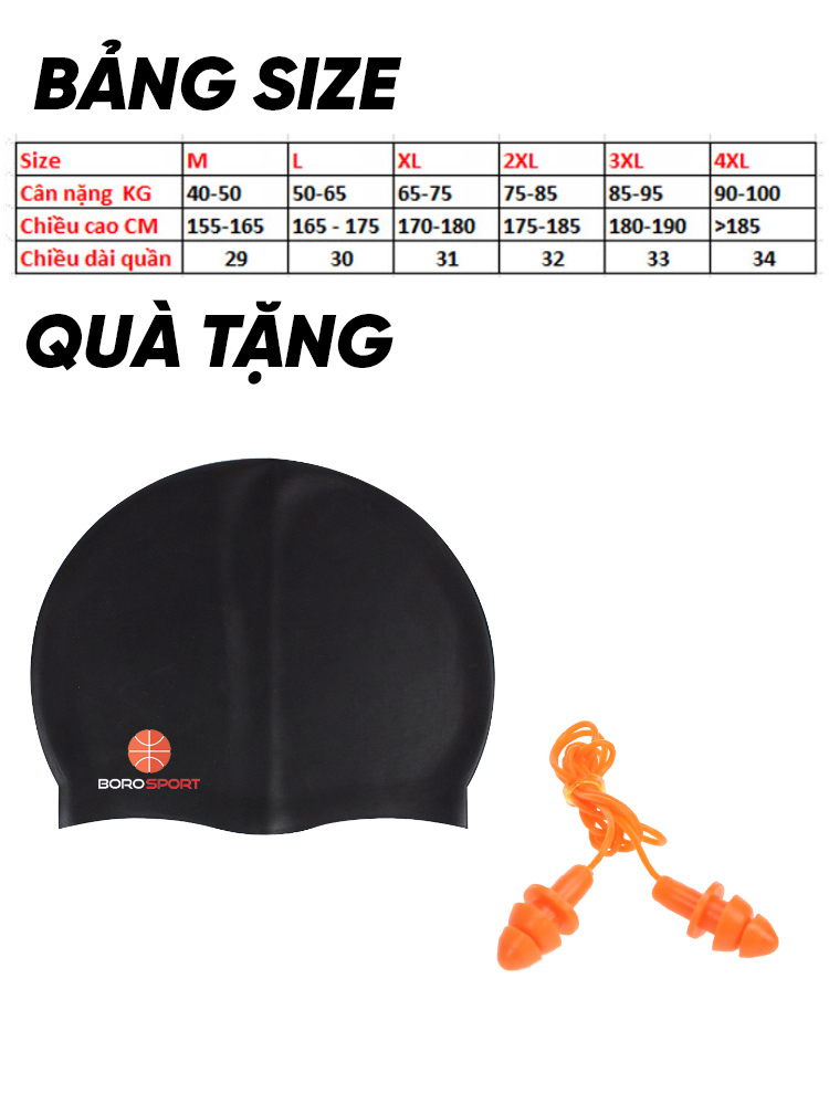 Ảnh Quần bơi nam Cleacco diamond chất liệu polyester spandex BORO SPORT 2