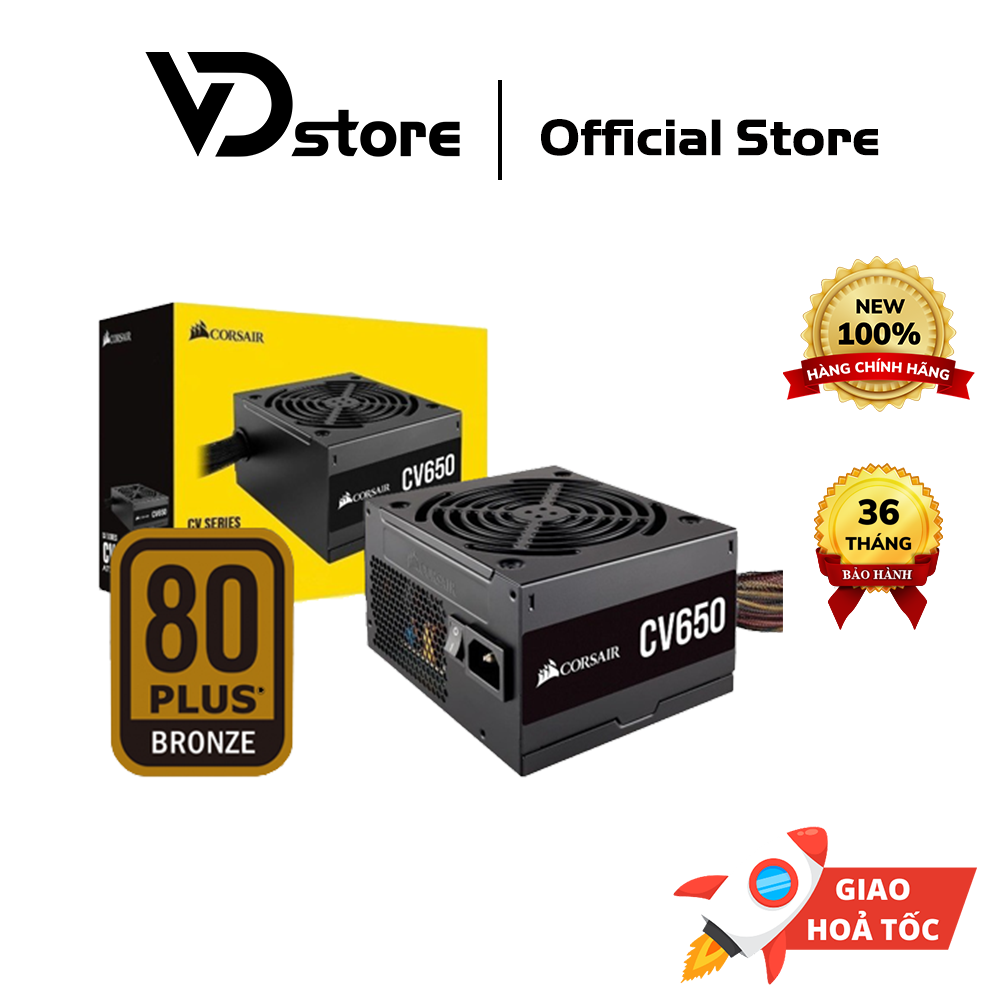 NGUỒN MÁY TÍNH CORSAIR CV650 650W 80 PLUS BRONZE (CP-9020211-NA ...