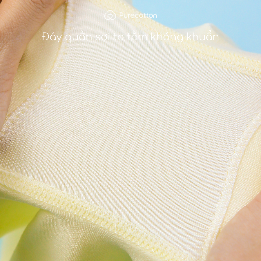 Ảnh Quần lót đùi cho bé Purecotton cảm nhiệt thông minh chất tơ tằm cao cấp Silky Shorties PC103 4