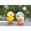 Set 6 vịt tí hon dễ thương trang trí bàn làm việc, tủ sách, quà tặng, tiểu cảnh