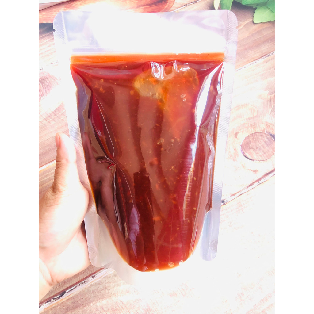 Gói 2kg Sốt Hot & Sweet ( Sốt HS) Ottogi_ Sốt Phủ Gà Rán Siêu Ngon đậm đà