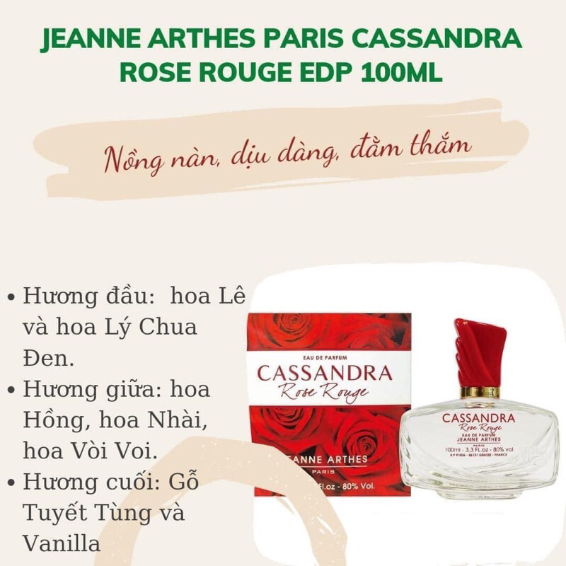 {BILL ĐỨC 🇩🇪} NƯỚC HOA JEANNE ARTHES NỘI ĐỊA ĐỨC PHÁP