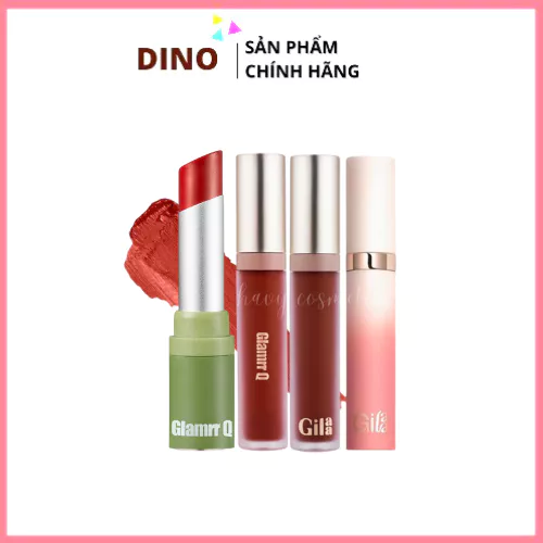 Son Kem Lì Gilaa Glamrr Q Long Wear Lip Cream Fullsize (5g)
