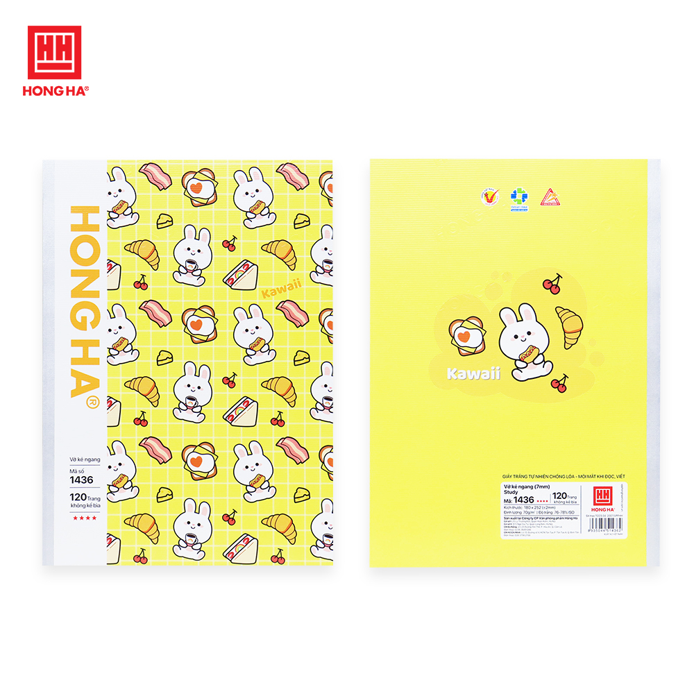 Ảnh Vở kẻ ngang 120 trang Study Kawaii -1436 3