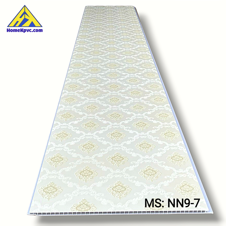 Tấm Nhựa Ốp Trần Tường Nano Kích Thước 2,9m x 40cm x dày 9mm Màu Trắng
