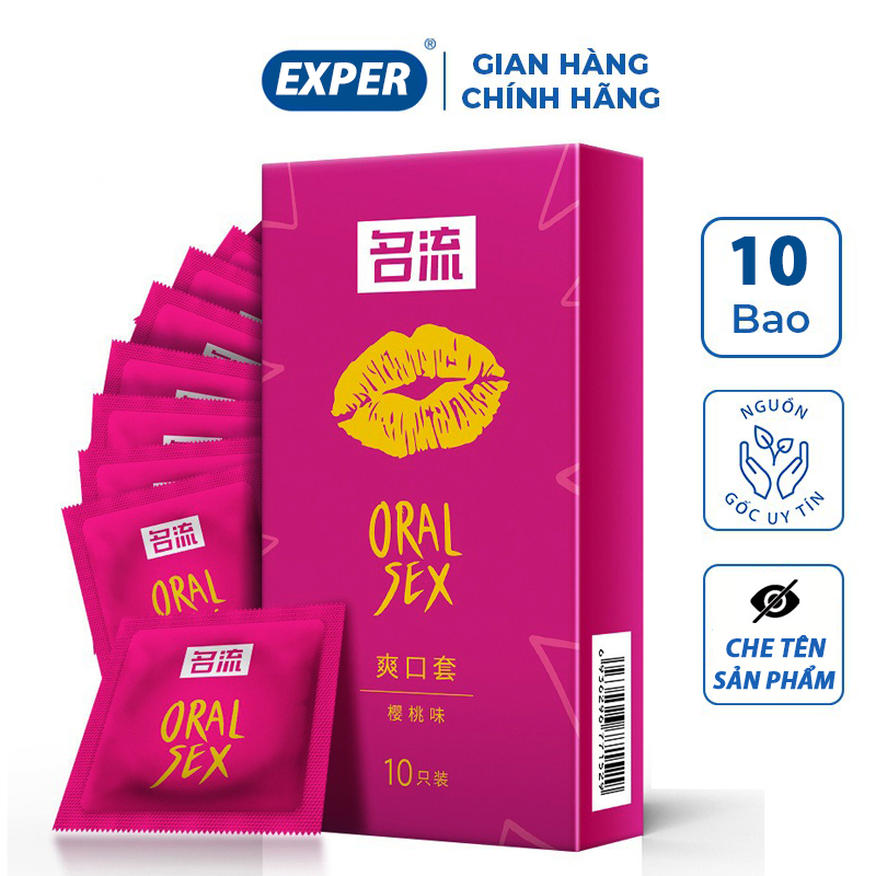 Bao Cao Su Miệng Oral Sex Hương Cherry Bcs Quan Hệ Bằng Miệng An Toàn