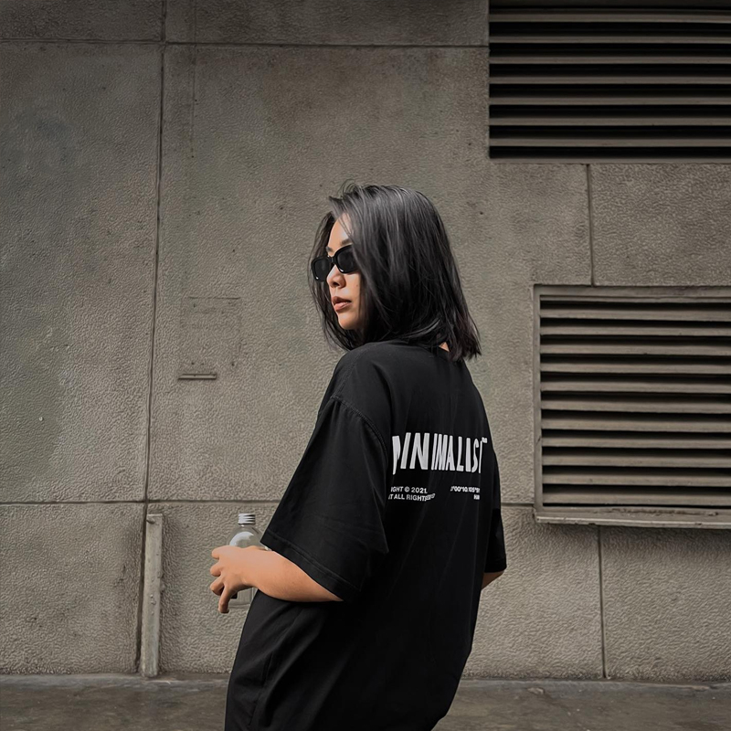 Ảnh Áo thun NELLY Cotton 260gsm Premium - Minimalis Tay Lỡ Form Rộng Nam Nữ 2