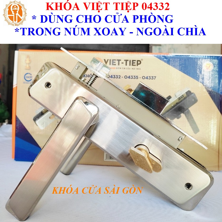 KHÓA TAY GẠT VIỆT TIỆP 04332 (MẪU MỚI 2021) - DÙNG CHO CỬA PHÒNG ...