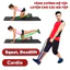 Dây kháng lực tập gym JUSTFIT cao su, giây power band trợ lực kéo xà, tập chân, mông nam nữ