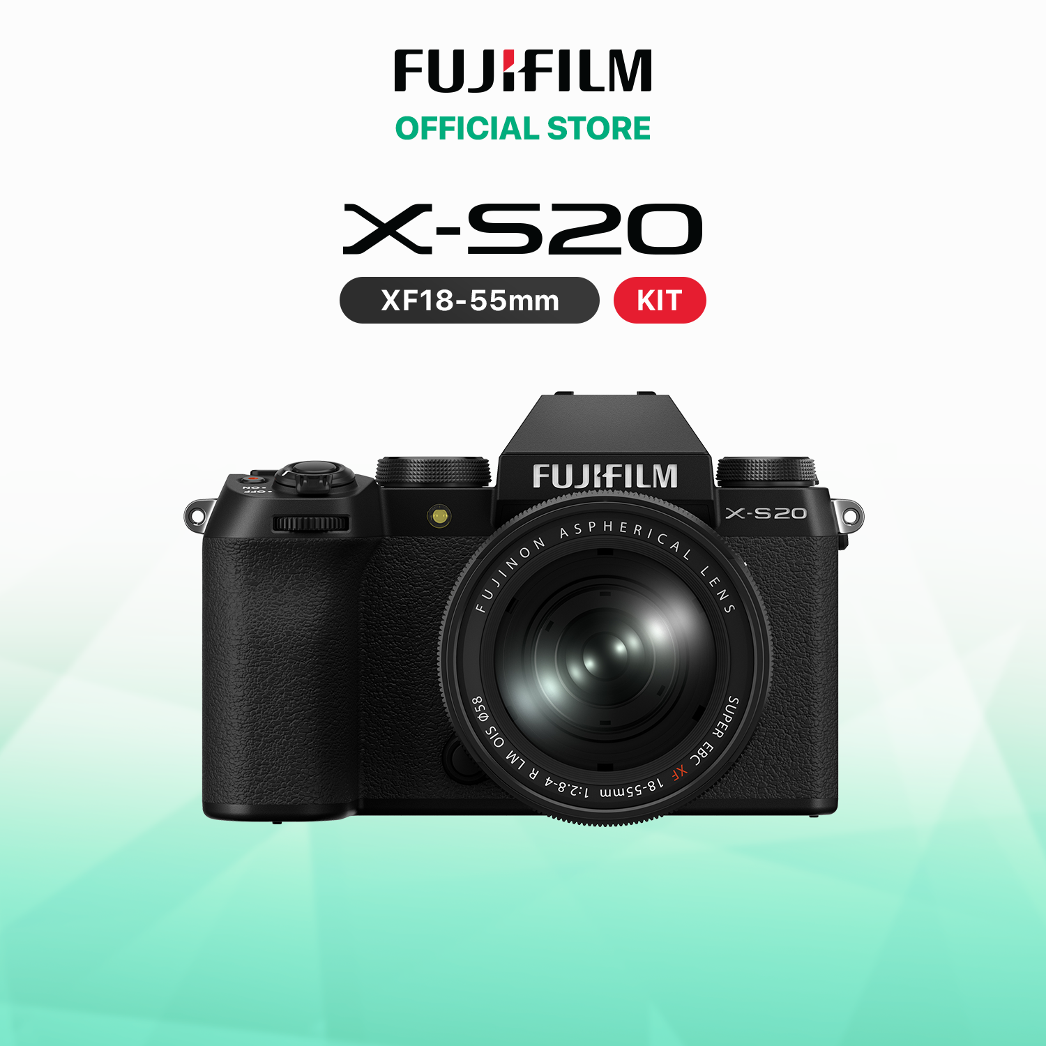 Máy ảnh kỹ thuật số Fujifilm X-S20 (Tặng thẻ EXS 128GB V30 + Pin W235)