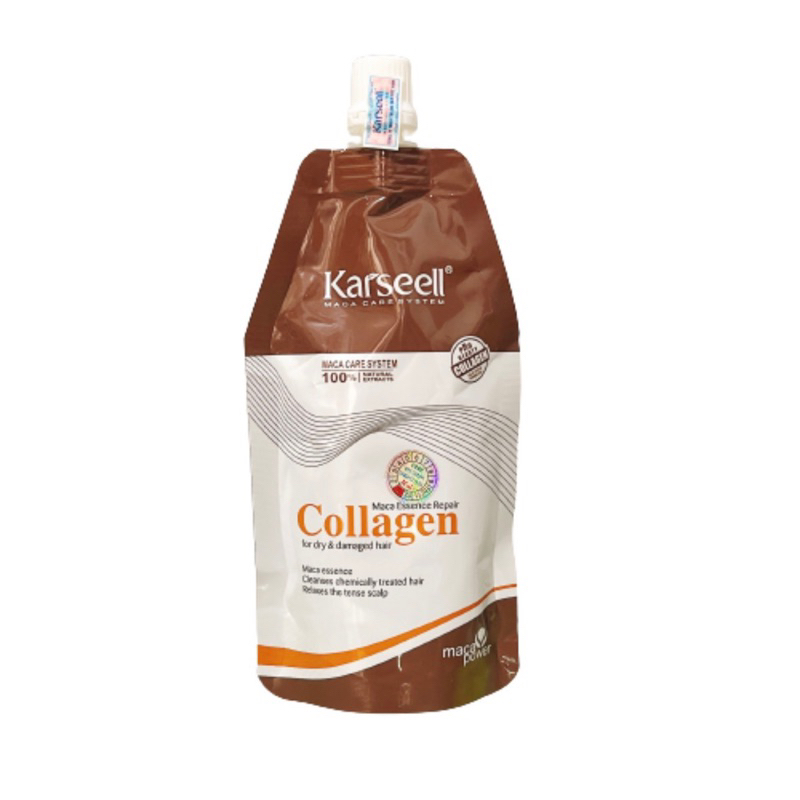 HẤP DẦU Ủ TÓC KARSEELL COLLAGEN PHỤC MỀM MƯỢT GIẢM GÃY RỤNG TÚI 500ML