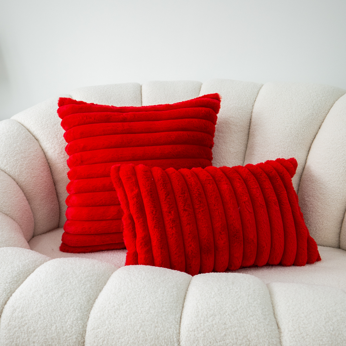 Vỏ Gối tựa lưng, gối sofa trơn màu thiết kế đơn giản sang trọng