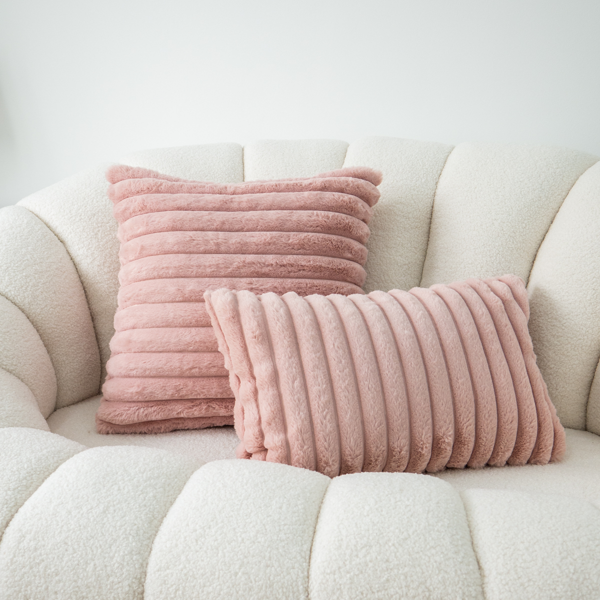 Vỏ Gối tựa lưng, gối sofa trơn màu thiết kế đơn giản sang trọng
