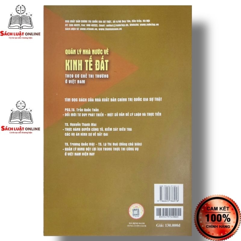 Sách - Quản lý nhà nước về kinh tế đất theo cơ chế thị trường ở Việt Nam